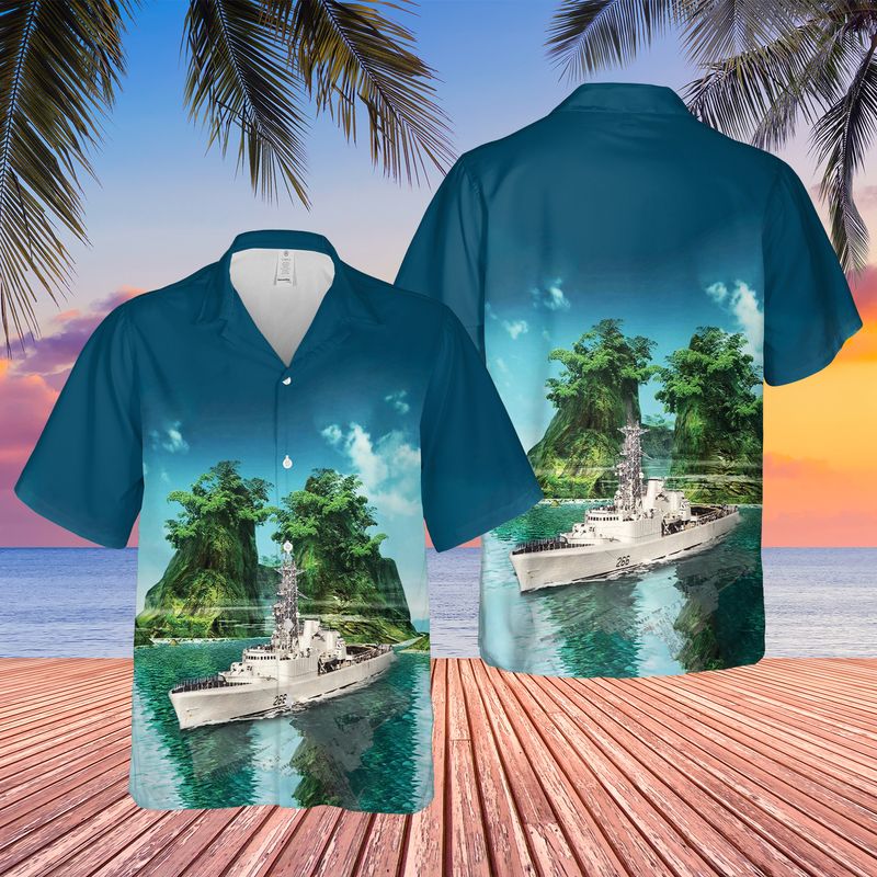 Royal Canadian Navy HMCS Nipigon (DDH 266) Hawaiian Shirt
