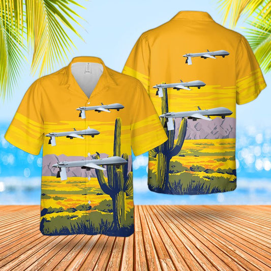 Arizona Air National Guard 214th Attack Group General Atomics MQ-1B Predator Hawaiian Shirt