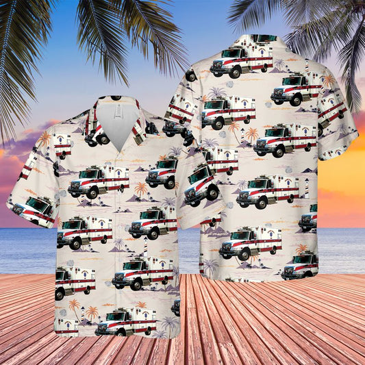 Florida Escambia County EMS Hawaiian Shirt