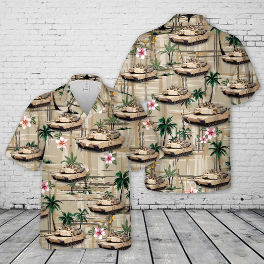 US Army M1A2 Abrams Hawaiian Shirt