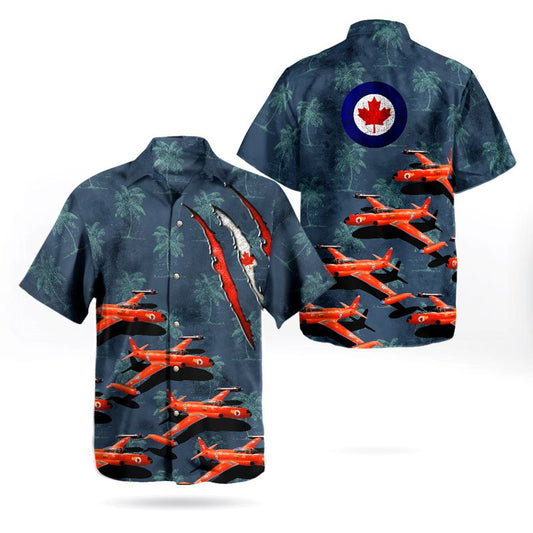 RCAF Canadair T-33 Silver Star The Red Knight Hawaiian Shirt