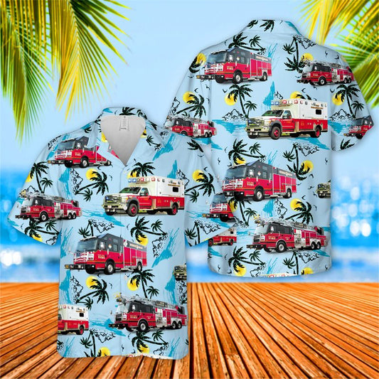 Minnesota Saint Paul Fire Department Hawaiian Shirt