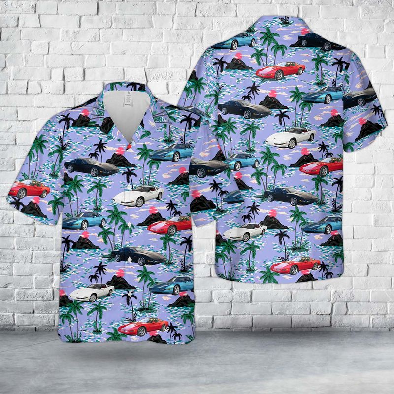 1992 Corvette ZR-1 Hawaiian Shirt