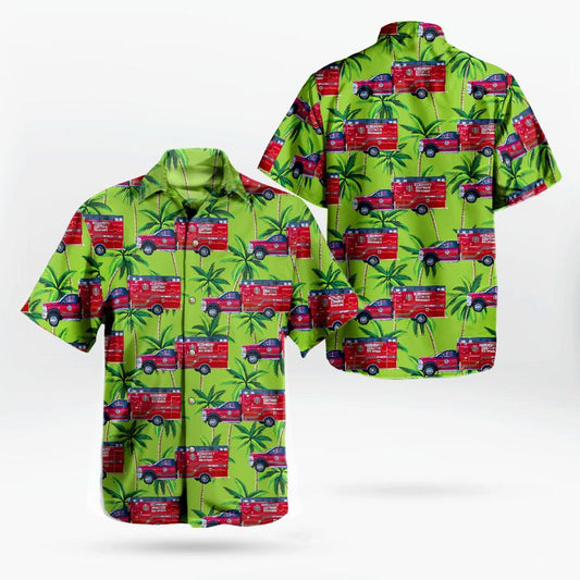 Bay County, Florida Emergency Services Hawaiian Shirt
