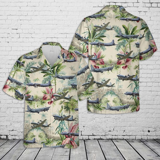 Royal Canadian Air Force Lockheed CP-140 Aurora Hawaiian Shirt