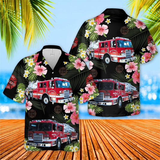 Oxnard Fire Department Hawaiian Shirt