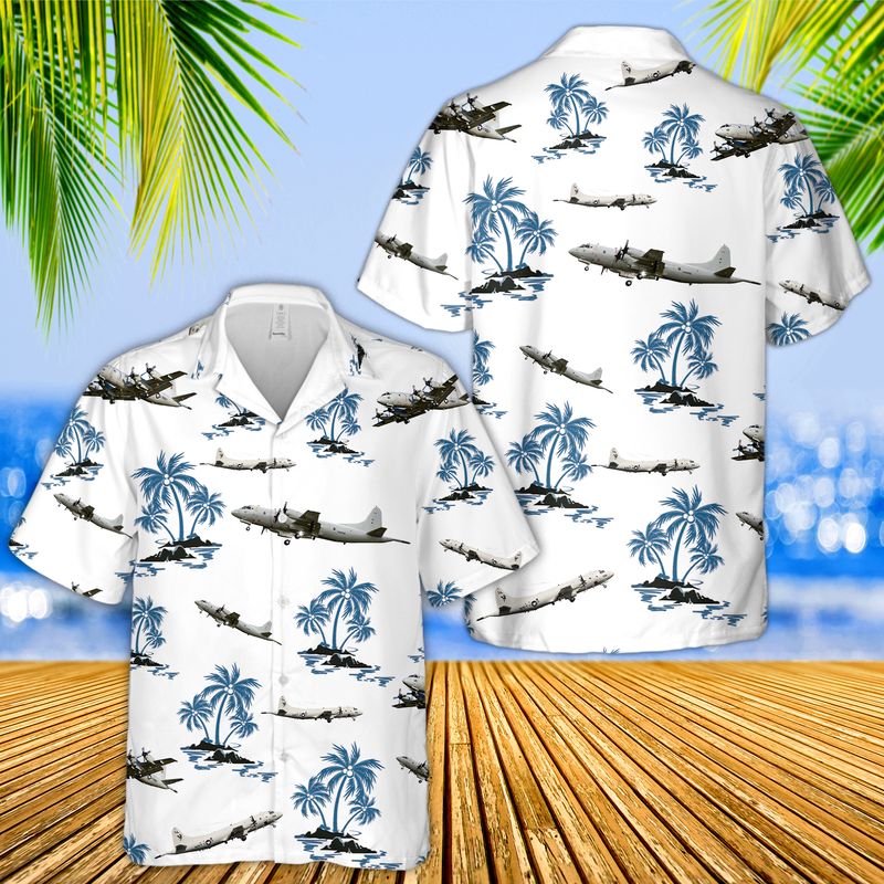 US Navy Lockheed P-3 Orion Hawaiian Shirt