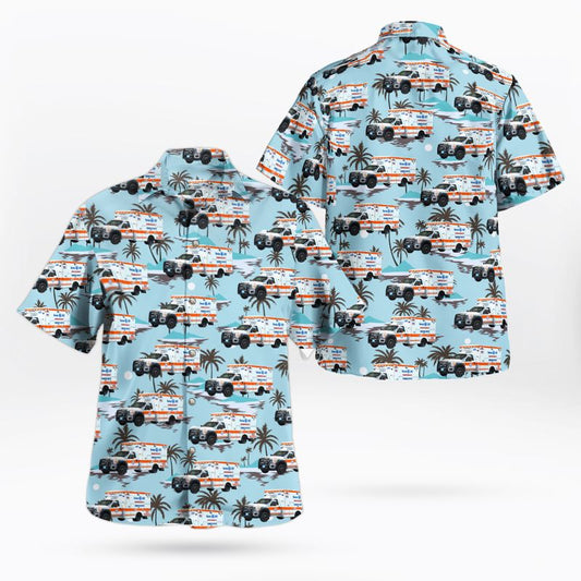 Massachusetts, Boston EMS Hawaiian Shirt